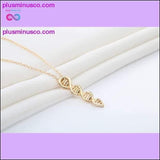 Plus Minus Co PlusMinus Science Jewelry DNA Molecule Necklace, view 2