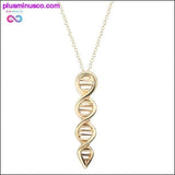 Plus Minus Co PlusMinus Science Jewelry DNA Molecule Necklace, view 6