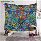 Plus Minus Co Polyster Hippie Mandala Pattern Tapestry Abstract Painting, view 3