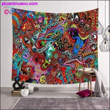 Plus Minus Co Polyster Hippie Mandala Pattern Tapestry Abstract Painting, view 4