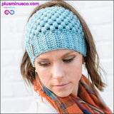 Plus Minus Co Ponytail Hat For Women - Knitted Stylish Hat Ladies Fashion, view 3