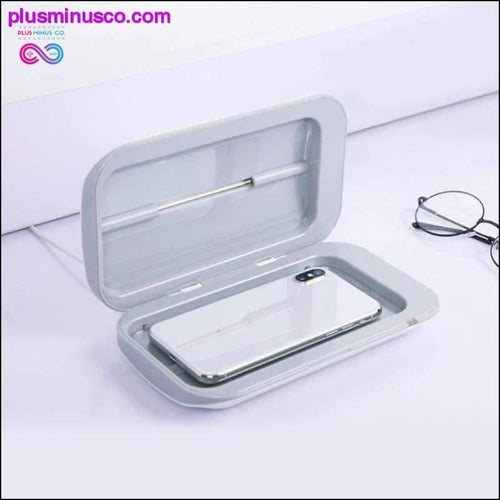 Plus Minus Co Portable Double UV Sterilizer Box Jewelry Watch Phone