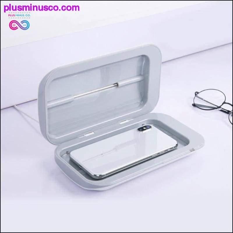 Plus Minus Co Portable Double UV Sterilizer Box Jewelry Watch Phone
