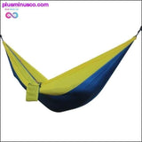 Plus Minus Co Portable Hammock Double Person Camping Survival Garden Swing, view 2