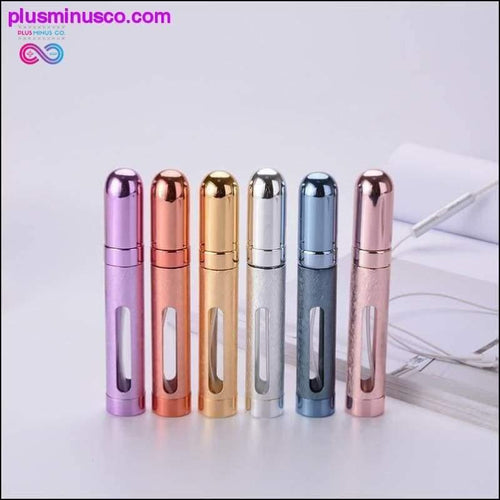 Plus Minus Co Portable Travel Atomizer Aluminum Perfume Bottles