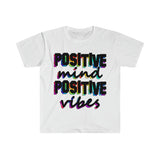 Plus Minus Co Positive Mind Positive Vibes T-Shirt, Motivational shirt, Inspirational shirt, Positivity T-shirt, view 4