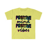 Plus Minus Co Positive Mind Positive Vibes T-Shirt, Motivational shirt, Inspirational shirt, Positivity T-shirt, view 6