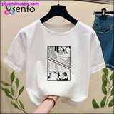 Plus Minus Co Princess Mononoke T-shirt with Print Ghibli Studio Tshirt, view 2