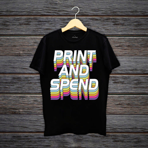 Plus Minus Co Print And Spend | Multicolor Print T-Shirts