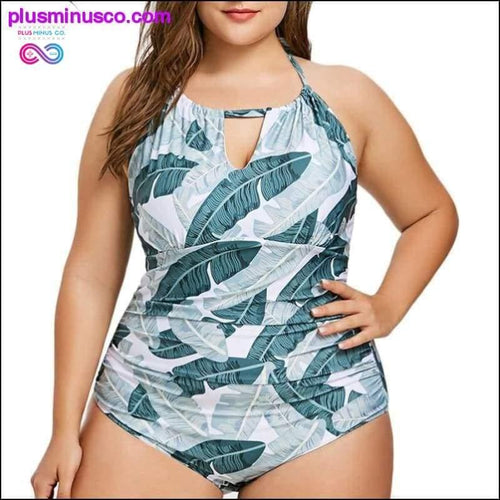 Plus Minus Co Push Up Bikinis Bathing Suit Women One Piece Swimsuit Plus