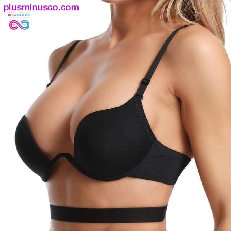 Plus Minus Co Push up Bra for women sexy bralette strapless Pitted bra