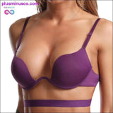 Plus Minus Co Push up Bra for women sexy bralette strapless Pitted bra, view 5