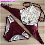 Plus Minus Co Push Up Swimwear Female Summer Bikini Set, view 2