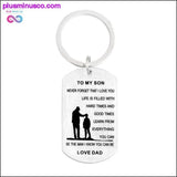 Plus Minus Co QIHE JEWELRY Personalized keychain with dog tag "You are, view 4