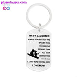 Plus Minus Co QIHE JEWELRY Personalized keychain with dog tag "You are, view 6