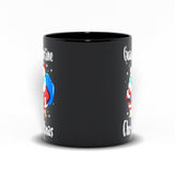 Plus Minus Co Quarantine Christmas Black Mugs, view 3