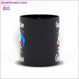 Plus Minus Co Quarantine Christmas Black Mugs, view 2