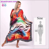 Plus Minus Co Quick-drying Kaftan Beach Cover up Pareos de Playa Mujer, view 3