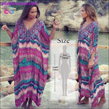 Plus Minus Co Quick-drying Kaftan Beach Cover up Pareos de Playa Mujer, view 6