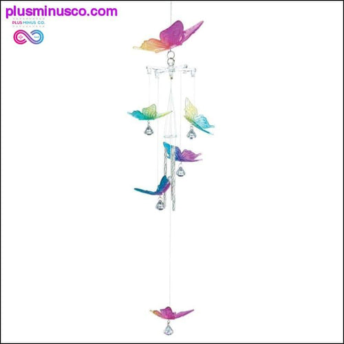 Plus Minus Co Rainbow Butterfly Windchime ll PlusMinusco.com