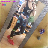 Plus Minus Co Rainbow Marijuana Leaf Leggings, view 4