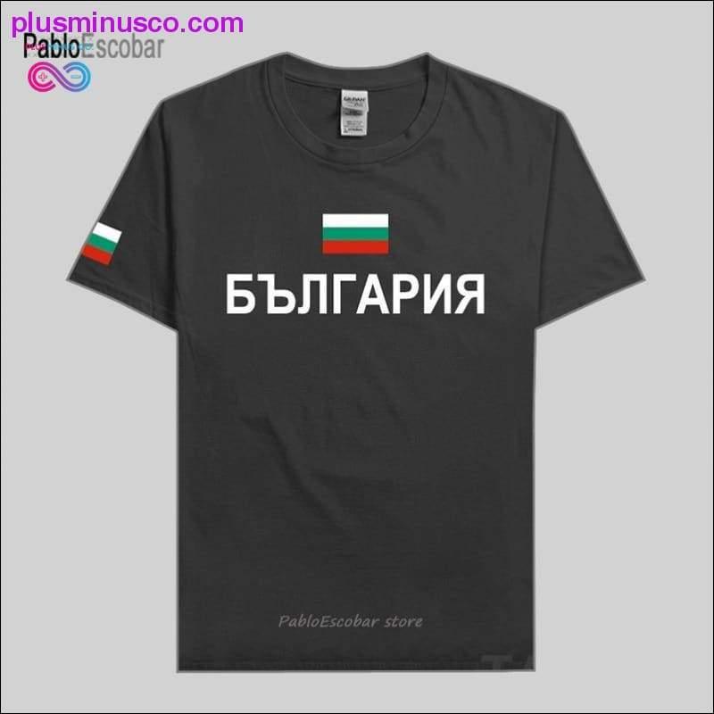 Plus Minus Co Republic of Bulgaria Bulgarian men t shirt fashion jersey