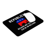 Plus Minus Co Republican Mouse Pad, Elephant, Politics, Political, Desk Accessories, Square Mouse Pad, Personalized Customized Mouse Pad, view 4