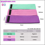 Plus Minus Co Resistance Bands 3-Piece Set Fitness Rubber Bands Expander, view 3