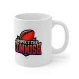 Plus Minus Co Respect the Commish, 15 oz. Black Mug, Fantasy Football Commissioner Accent Mug, fantasy football queen, Ceramic Mug 11oz,, view 5
