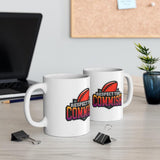 Plus Minus Co Respect the Commish, 15 oz. Black Mug, Fantasy Football Commissioner Accent Mug, fantasy football queen, Ceramic Mug 11oz,, view 6