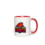 Plus Minus Co Respect The Commish Accent Mugs,American Football Mug - Football Fan Gift - Football Mug - Football Season Gift - Game On, view 2