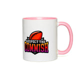 Plus Minus Co Respect The Commish Accent Mugs,American Football Mug - Football Fan Gift - Football Mug - Football Season Gift - Game On, view 3
