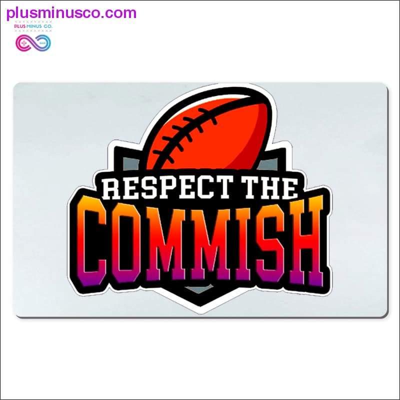 Plus Minus Co Respect the Commish Desk Mats