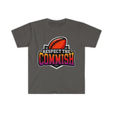Plus Minus Co Respect The Commish T-Shirt, Football Tshirt, Football Gift For Men, Fantasy Football Tee Shirt, Commissioner Shirt,Fantasy Football Draft, view 4