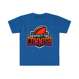 Plus Minus Co Respect The Commish T-Shirt, Football Tshirt, Football Gift For Men, Fantasy Football Tee Shirt, Commissioner Shirt,Fantasy Football Draft, view 5