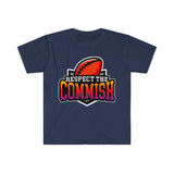 Plus Minus Co Respect The Commish T-Shirt, Football Tshirt, Football Gift For Men, Fantasy Football Tee Shirt, Commissioner Shirt,Fantasy Football Draft, view 6
