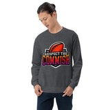Plus Minus Co Respect the Commish Unisex|| Fantasy Football Commissioner || NFL Football Commissioner Unisex Sweatshirt, view 3