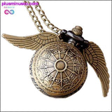 Plus Minus Co Retro Clock Harry Potter Necklace Pocket Watch, view 2