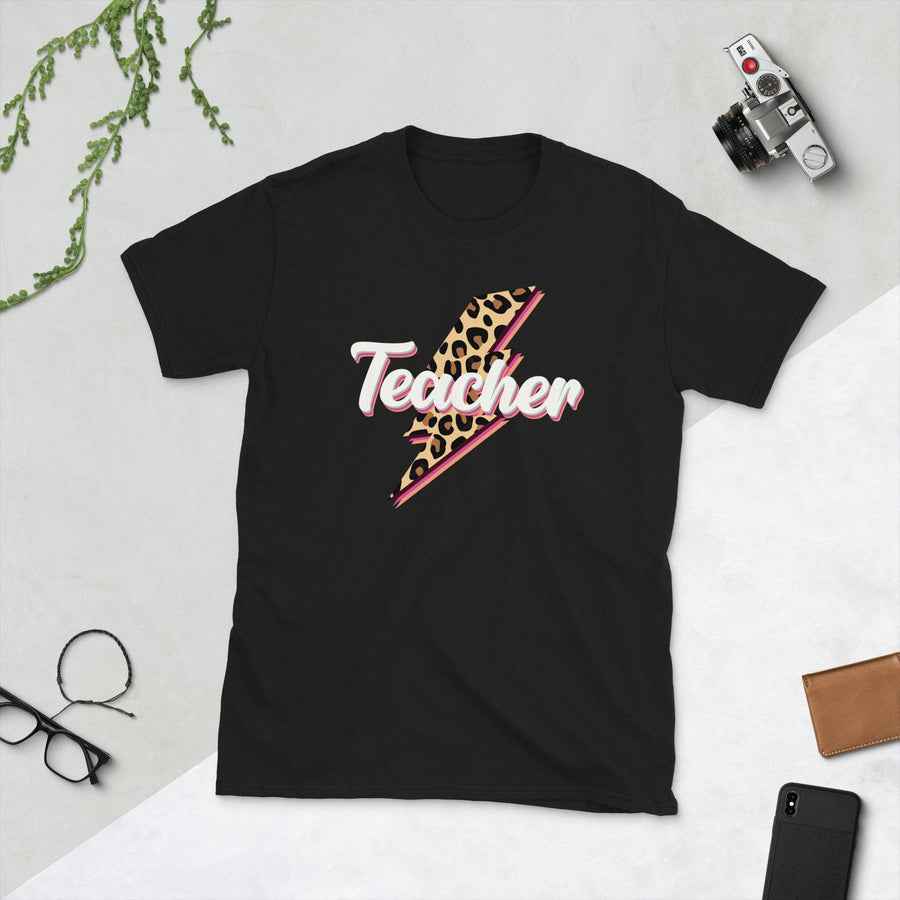 Plus Minus Co Retro Groovy Hippies Teacher Back To School Funny Gift T-Shirt