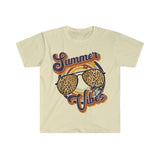 Plus Minus Co Retro Summer Vibes Leopard Sunglasses Shirt Vintage Summer Beach Tee Fun Summer Shirt Family Summer Vacation leopard glasses, view 5