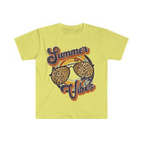 Plus Minus Co Retro Summer Vibes Leopard Sunglasses Shirt Vintage Summer Beach Tee Fun Summer Shirt Family Summer Vacation leopard glasses, view 6