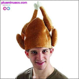Plus Minus Co ROASTED TURKEY HAT Thanksgiving Costume Roast Chicken Raw, view 2