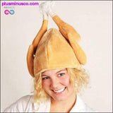 Plus Minus Co ROASTED TURKEY HAT Thanksgiving Costume Roast Chicken Raw, view 3