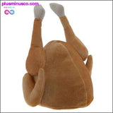 Plus Minus Co ROASTED TURKEY HAT Thanksgiving Costume Roast Chicken Raw, view 6