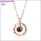 Plus Minus Co Rose Gold & Silver 100 Languages I Love You Projection, view 4