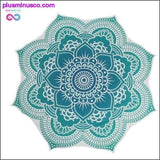 Plus Minus Co Round Beach Mat Indian Mandala Tapestry Beach Hike Picnic, view 5