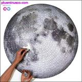 Plus Minus Co Round Puzzle Moon/ Earth Puzzle 1000 Pieces Difficult For, view 3