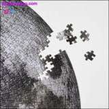 Plus Minus Co Round Puzzle Moon/ Earth Puzzle 1000 Pieces Difficult For, view 4