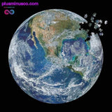 Plus Minus Co Round Puzzle Moon/ Earth Puzzle 1000 Pieces Difficult For, view 5