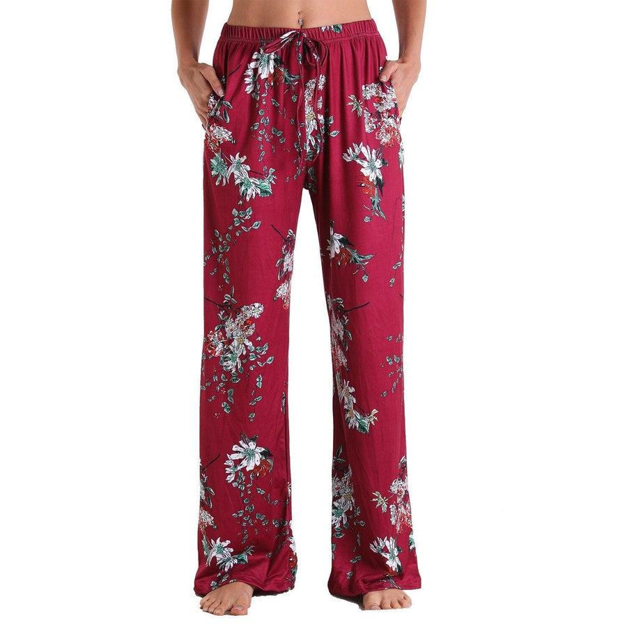 Plus Minus Co Home leisure sports pocket women's elastic pants